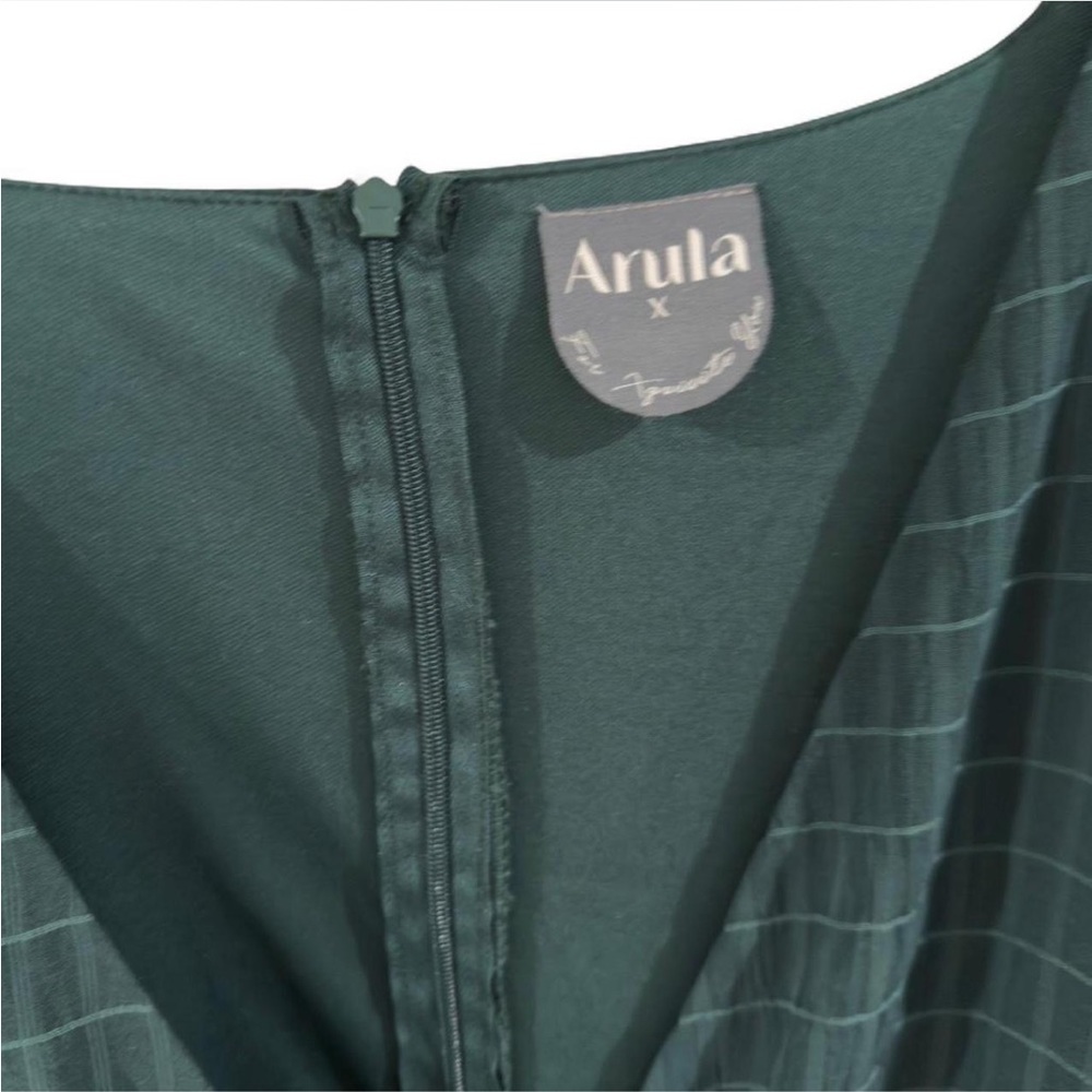 Arula Fit & Flare Ruffle Wrap Mini Dress Plus Size XL-0X Cottagecore Whimsigoth - Picture 8 of 9